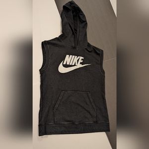Nike Sleeveless Sweatshirt Mens Hoodie Top Black M
